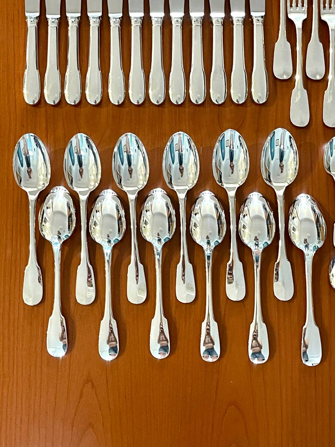 Christofle, Cluny 48-piece cutlery set, excellent condition