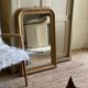 Miroir Louis Philippe doré - 95x63cm