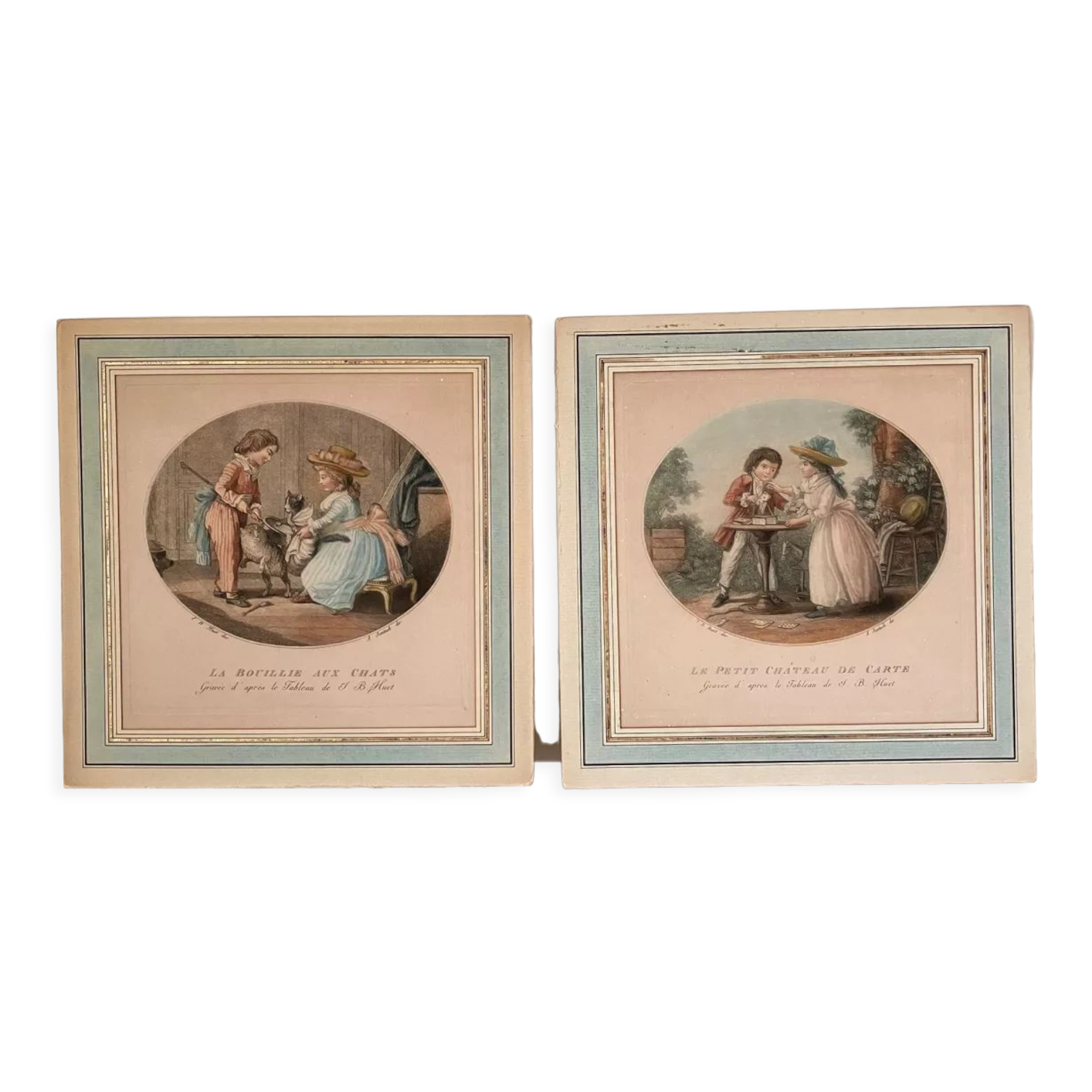Lot antique prints A.Suntach