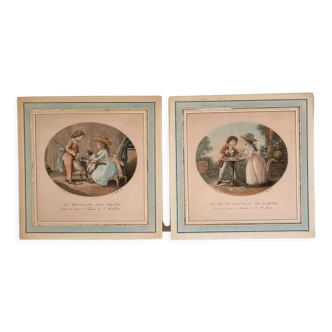 Lot gravures anciennes A.Suntach