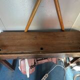 Old wooden school desk