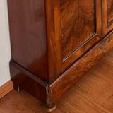Louis Philippe style mahogany display cabinet