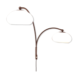 Space Age mushroom doublet arc wall lamp with , Dijkstra 1970s