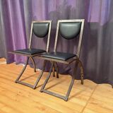 Pair of Sinus chairs designed by Karl Friedrich Förster, KFF, Germany, 1990