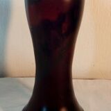 Vase in glass paste glass of the bresle