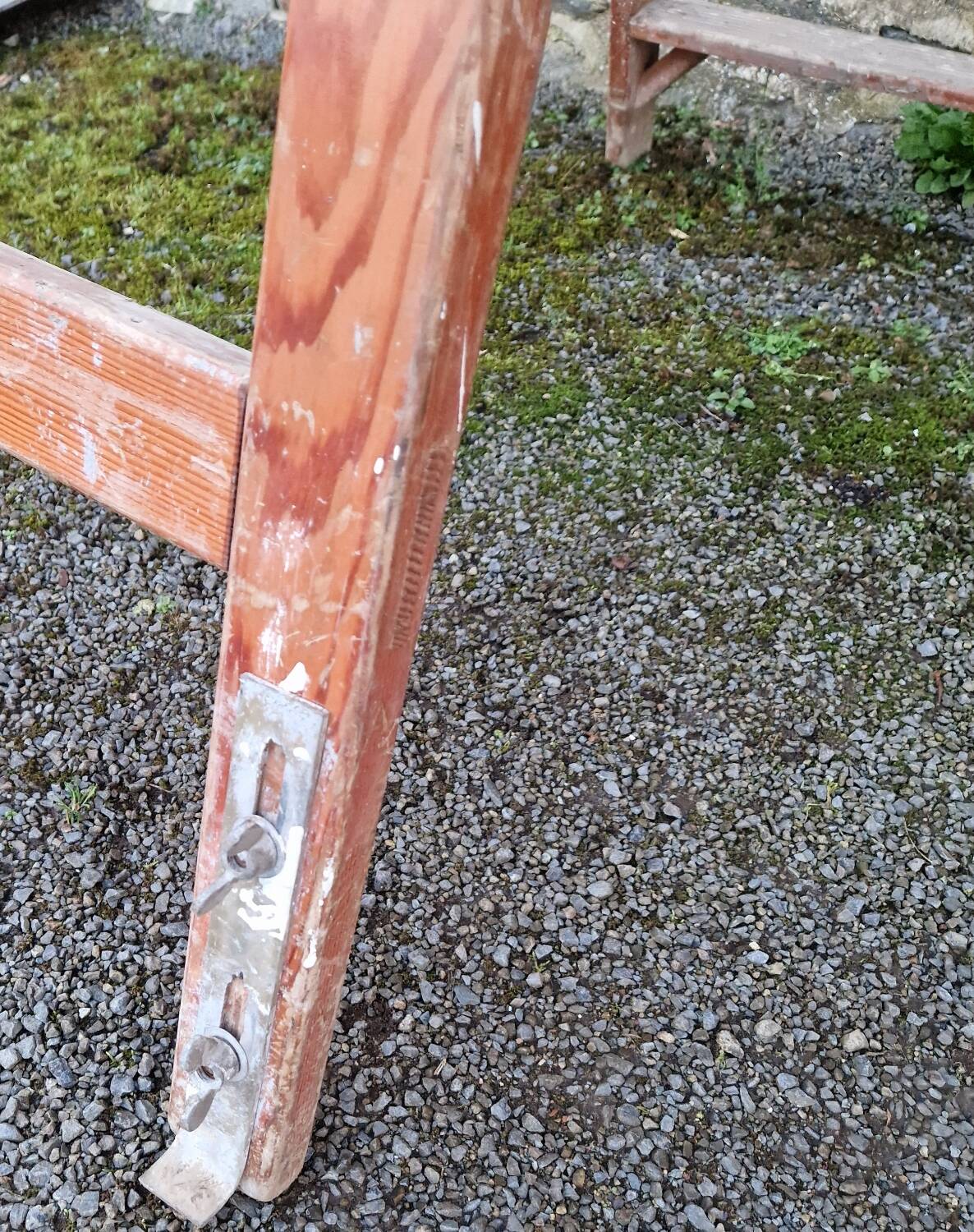 Escabeau en bois à 7 marches