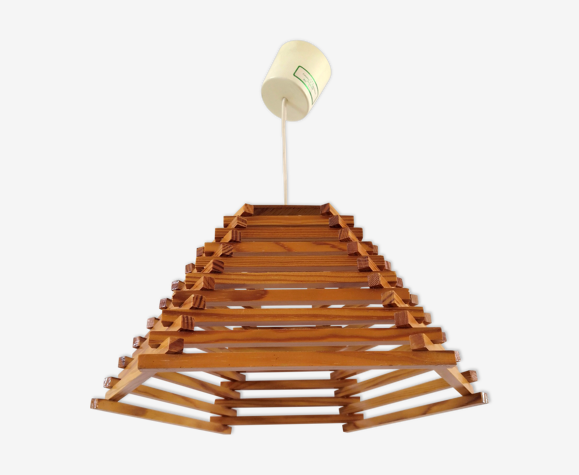Suspension bois design C.F.L. années 70