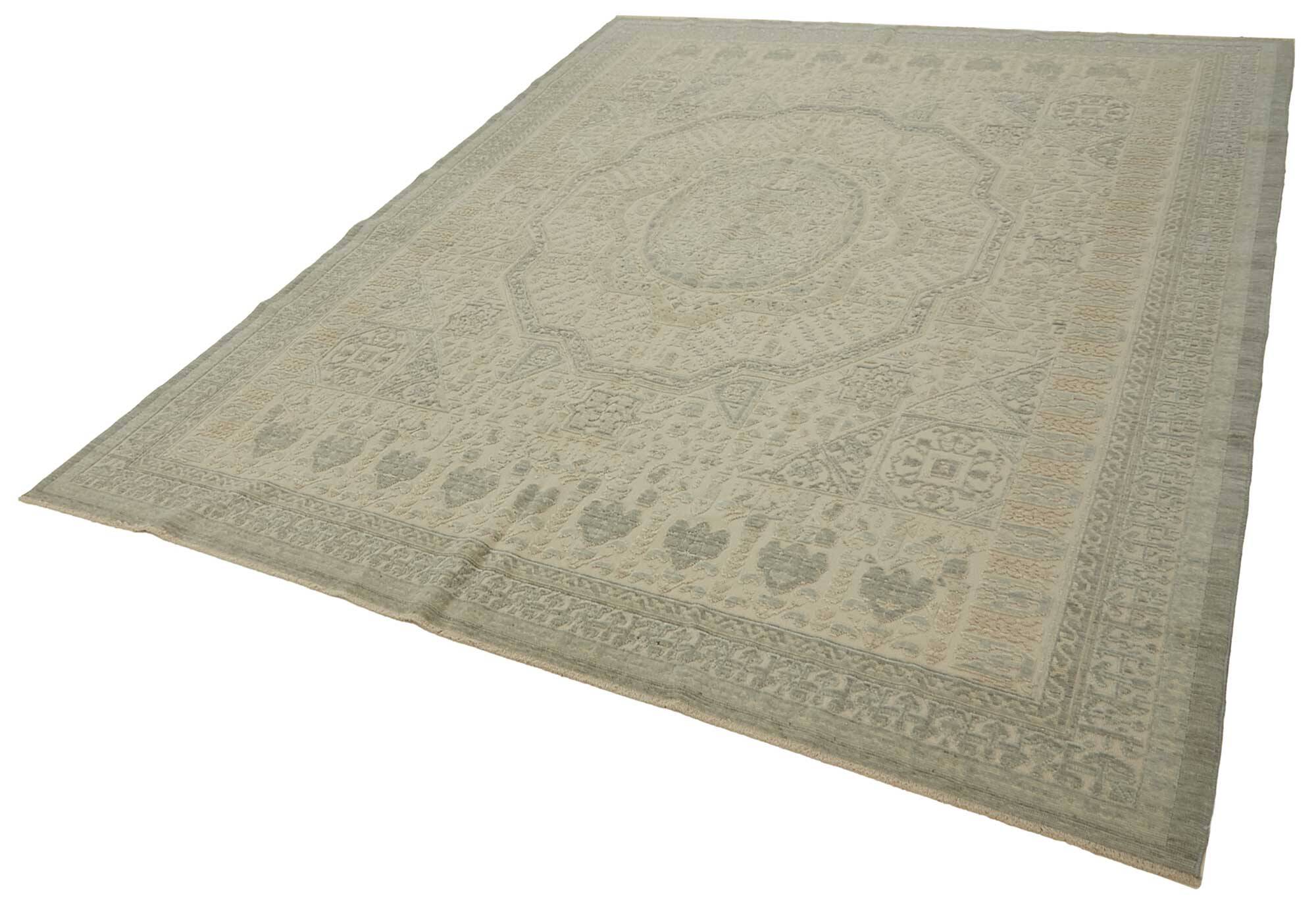 Tapis Oushak turc fait main 255 cm x 327 cm