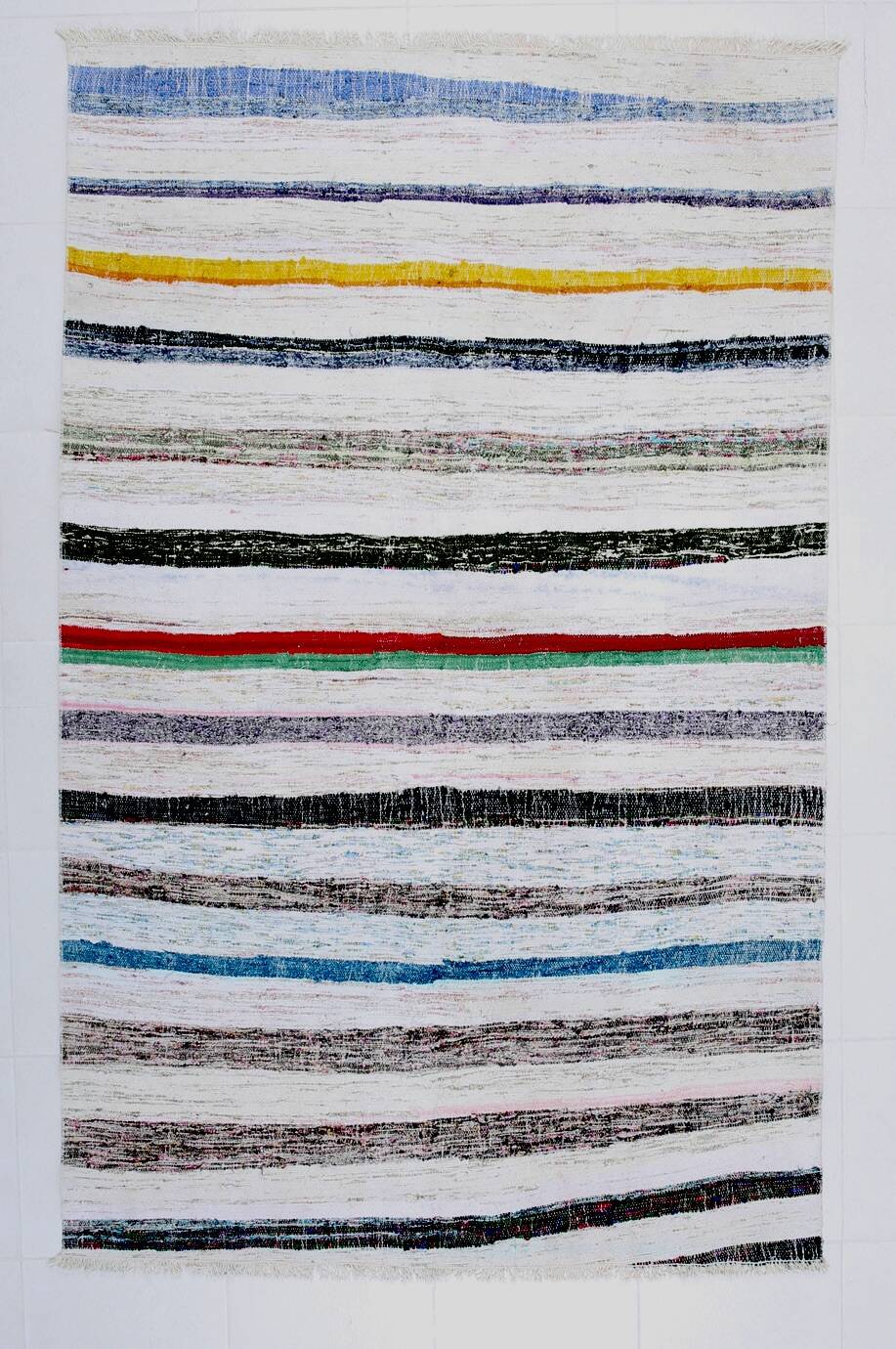 5x8 Mid Century Modern Vintage Kilim Rug, 149x238Cm