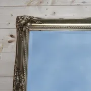 Large Bevelled Wall Mirror Ornate Vintage
