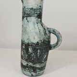 large pitcher by Jacques Blin with abstract patterns