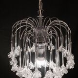 Set of 2 Julia Roberts, Vintage White Murano Chandelier, 1980s