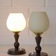 Pair of Vintage Bedside Lamps Wooden Rustic Desk Lights 1960's