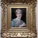 Tableau HSP circa 1900 Portrait Art Nouveau "Woman with the Letter" + frame