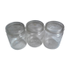 Lot 3 jars the best transparent glass 1 l cover