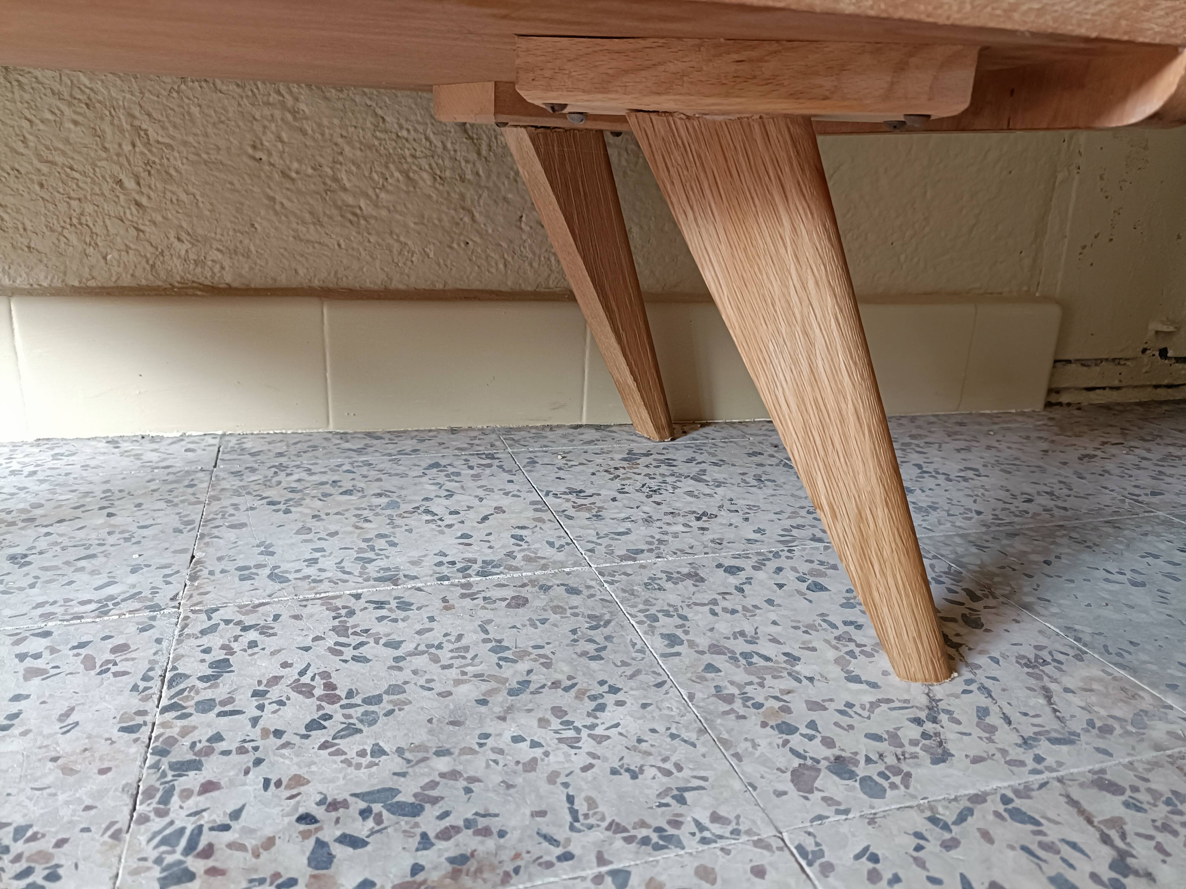 Vintage secretary with compass feet renovated