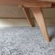 Secrétaire vintage pieds compas rénové