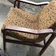 Vintage set of brown Danish fabric armchairs from the 1960s.