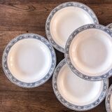 6 plates Iron Earth R&A Salins