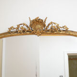 English victorian giltwood wall mirror - 174x138cm