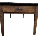 Oak farm table with 2 drawers 19'S