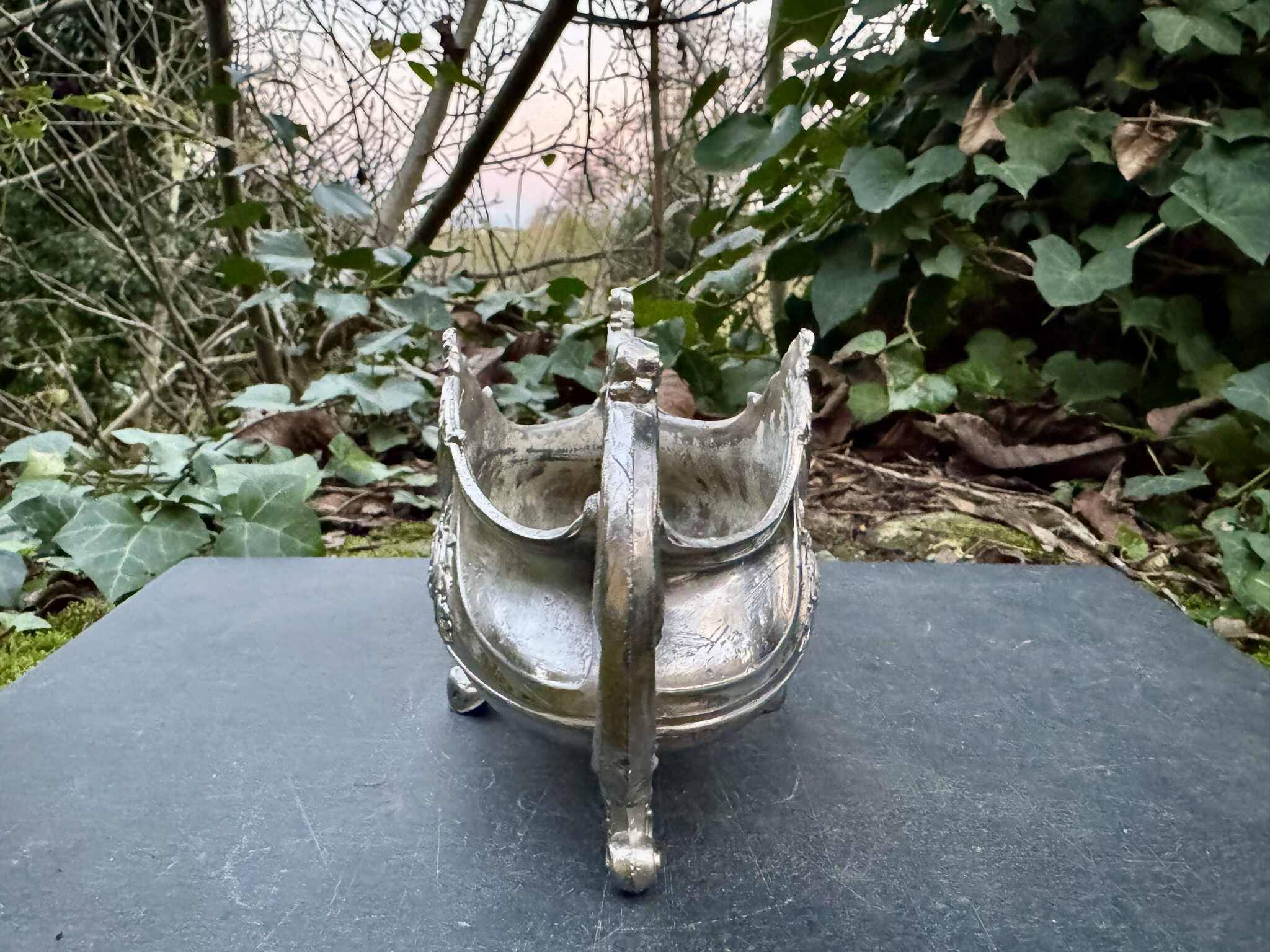 Pair of silver planters from the Napoleon III era