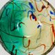 Art glass bowl or ashtray Murano signed Alfredo Barbini, Italy, 1970s.