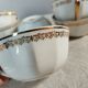 6 tasses café porcelaine F. Chauvigny, France, 1960
