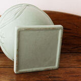 Art Deco ceramic pot cover