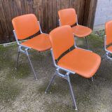 4 chairs dsc 106 by Giancarlo Piretti for Castelli