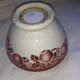 Ancient pink decor faience bowl