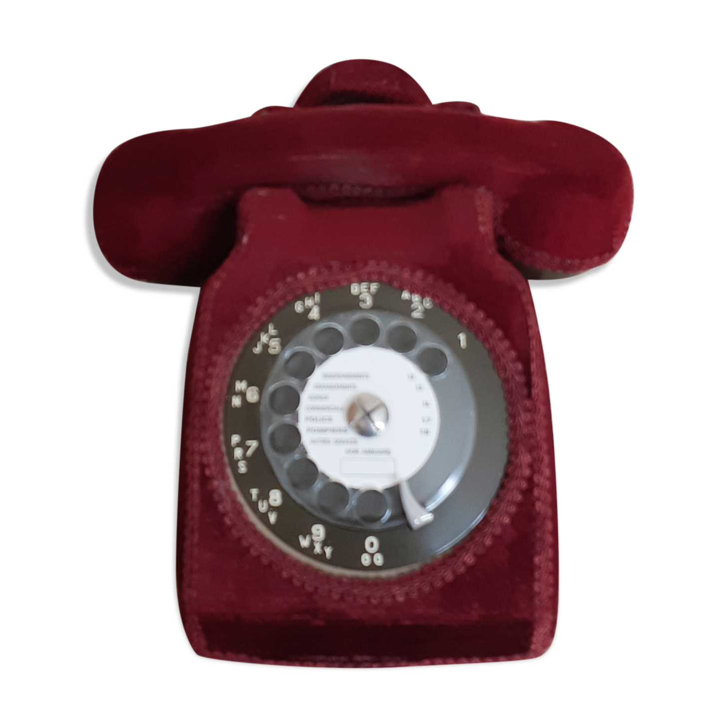 Dial phone and its velvet shell