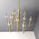 Sculptural chandelier by Gaetano Sciolari, 1970.