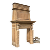 Old oak fireplace