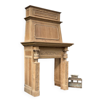 Old oak fireplace