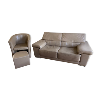 Sofa and armchair