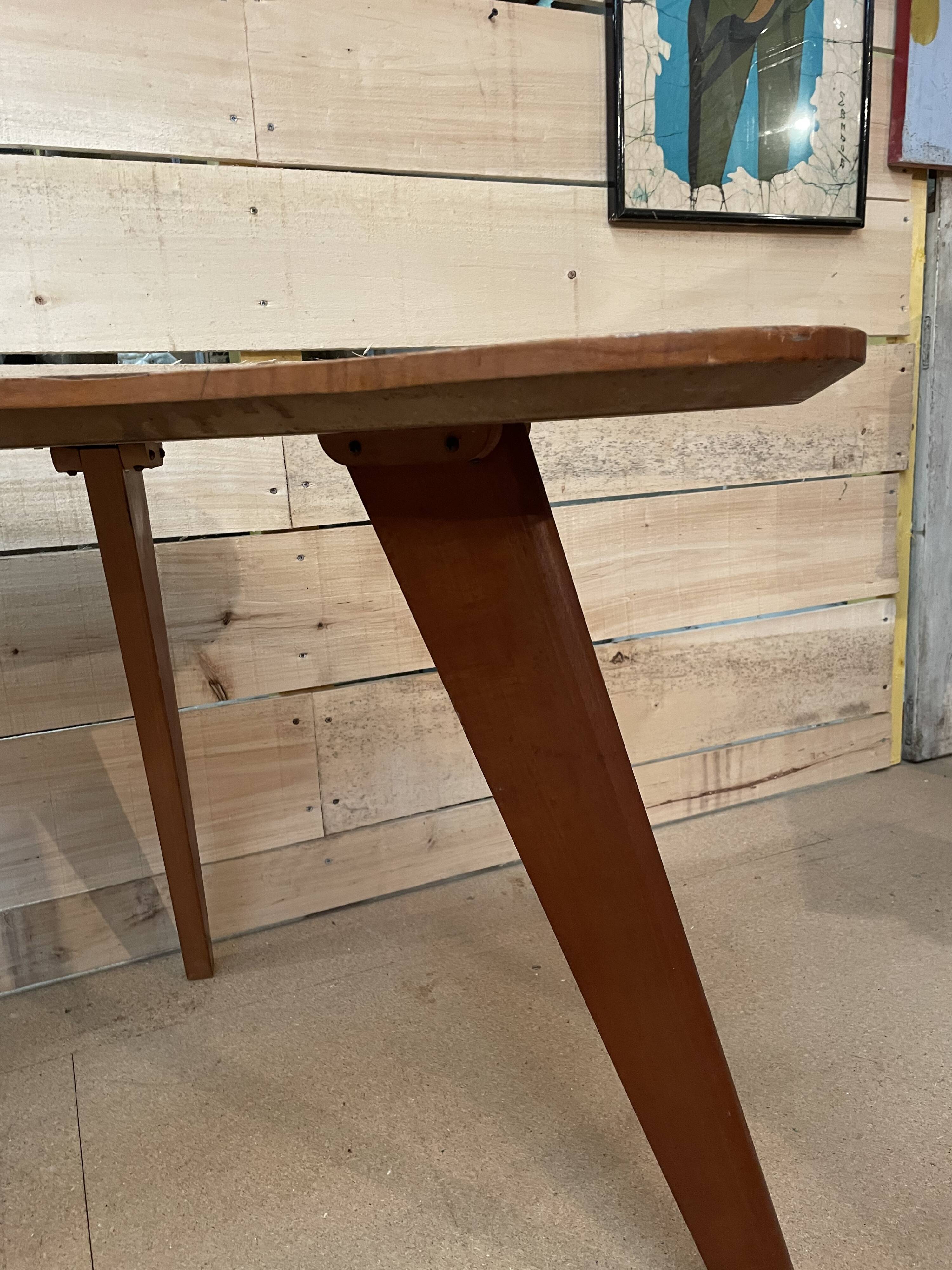 Table basse haricot vintage année 50