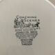 Trio of Coaching Scenes blue plates by Johnson Bros / Brothers Irestone