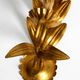 Pair of 1960s Italian gold-plated Florentine wall lamps