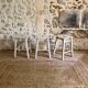 Small antique wooden stools