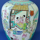 Porcelain tea jar from China
