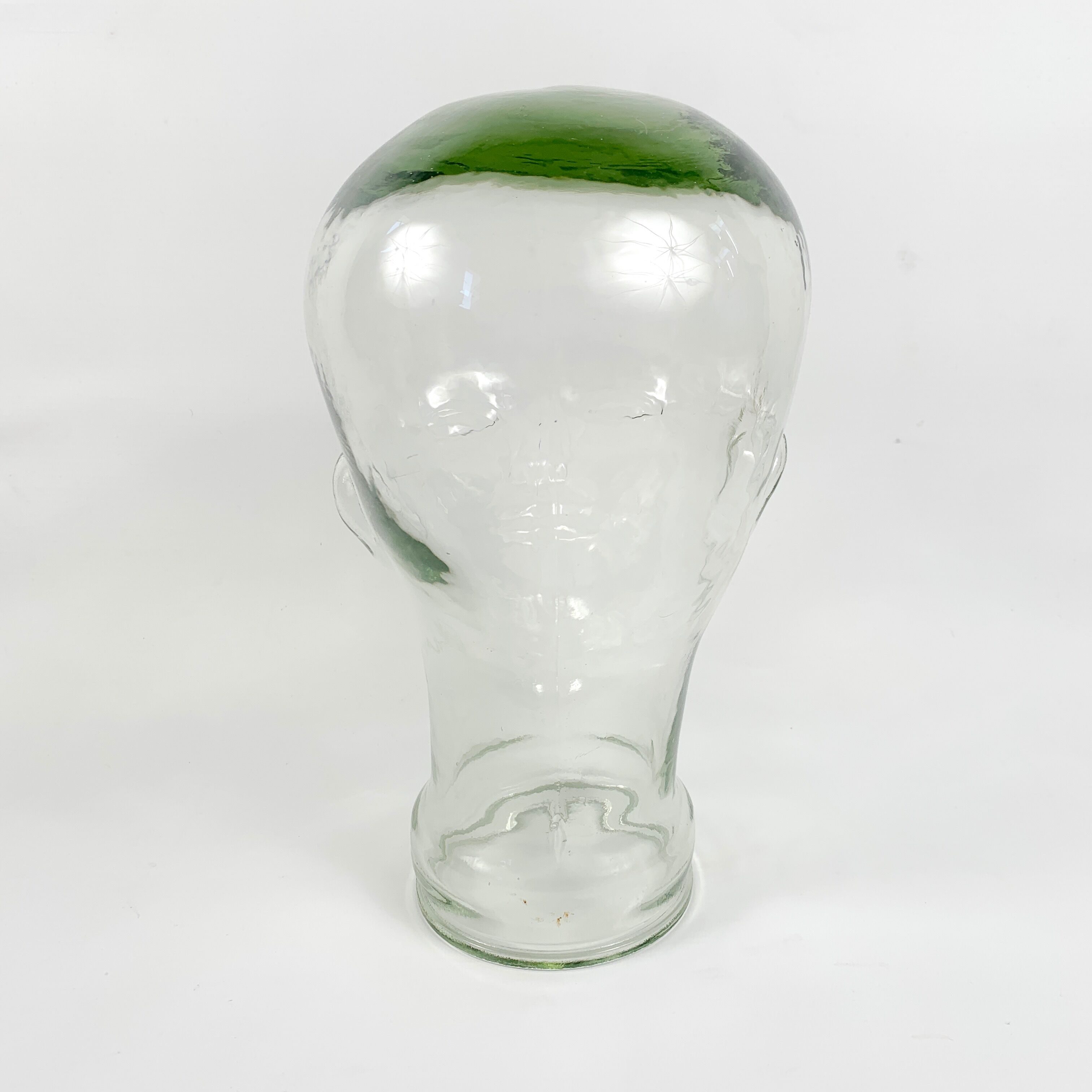 Head hat Marotte in thick glass