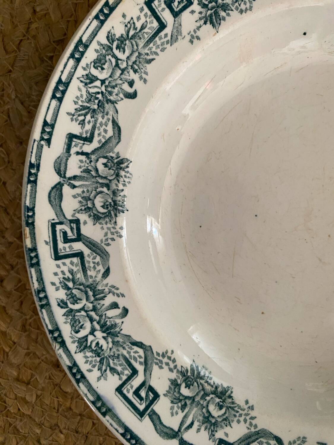 Iron earth soup plates from Moulin des Loups and Salins.