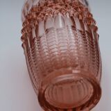 Art Deco Glass Vase Val Saint-Lambert model Thémis, Luxval collection, 1930s
