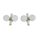 Lot de 2 appliques murales par Instala Jilove, 1970's