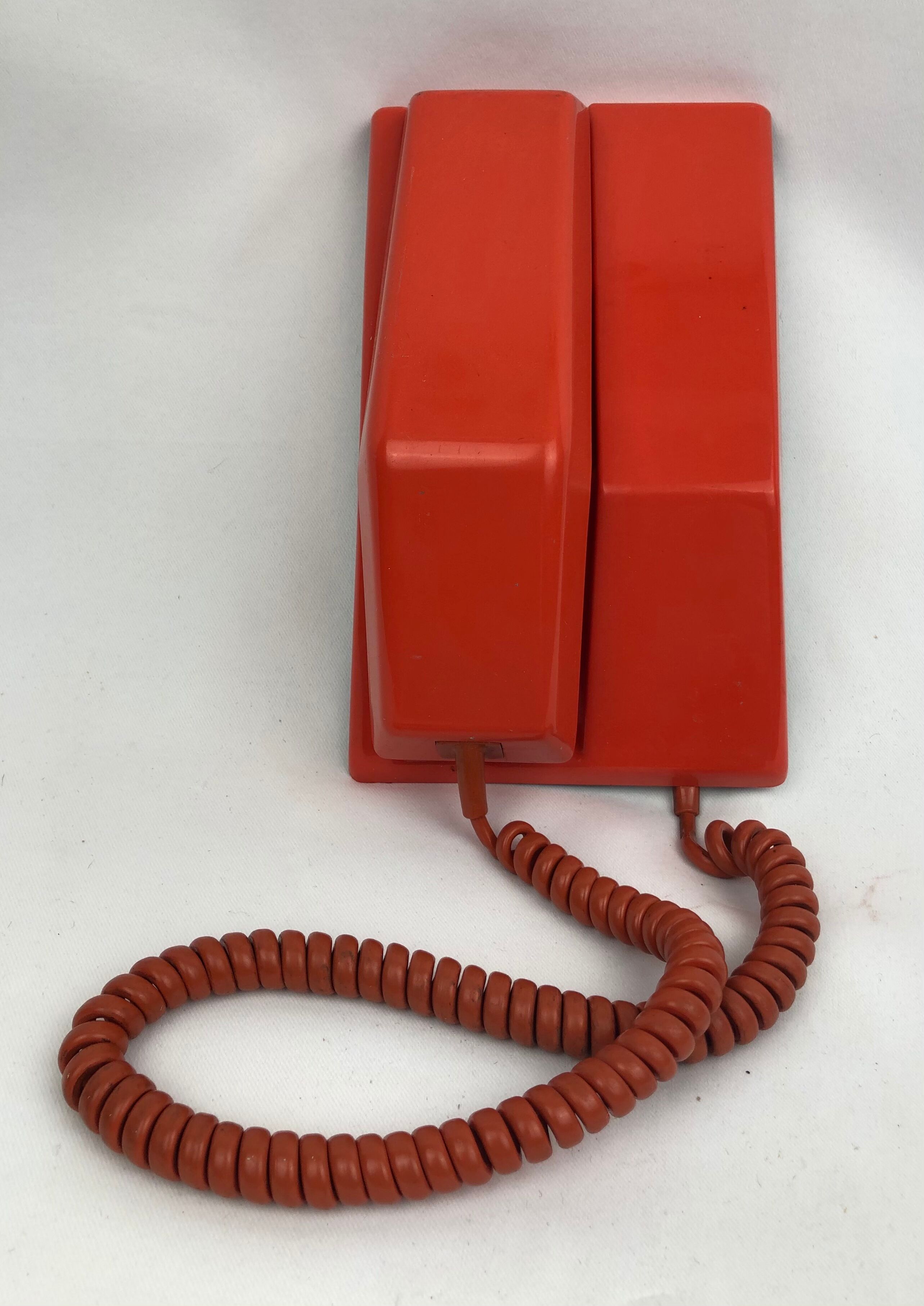 Orange 1970s phone