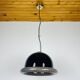 Vintage Italian black Murano pendant light, 1960s.