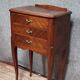 Louis XV style mahogany bedside table, circa 1900