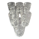 8 verres gobelets Baccarat Chauny