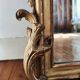 Large gilded mirror louis XV rockery  142x99cm